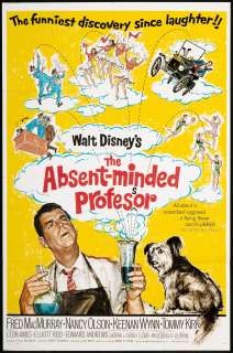 The Absent minded Professor 1961 Original Movie Poster  