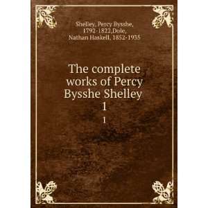   Percy Bysshe, 1792 1822,Dole, Nathan Haskell, 1852 1935 Shelley Books