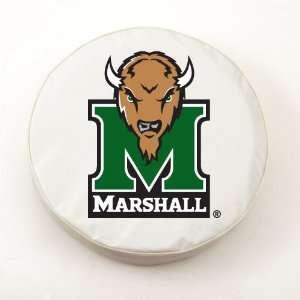  Marshall Thundering Herd University White Tire Cover 