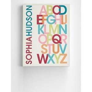  personalized girls alphabet wall art Baby