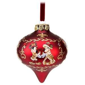  Disney World Park Mickey & Minnie Mouse Victorian Droplet Christmas 