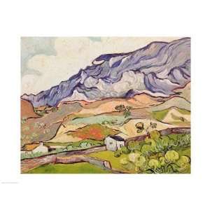  The Alpilles, 1890 Finest LAMINATED Print Vincent Van Gogh 