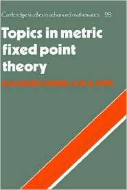   Theory, (0521382890), Kazimierz Goebel, Textbooks   