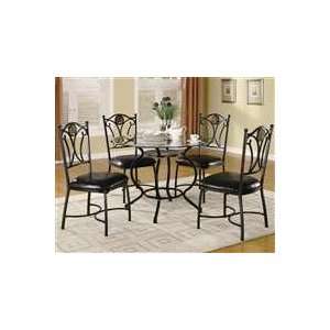  Altamonte 5 Piece Dining Set With Glass Table Top
