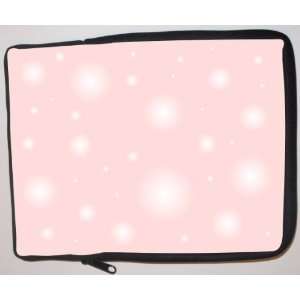  Light Pink Bubbles Design Laptop Sleeve   Note Book sleeve 