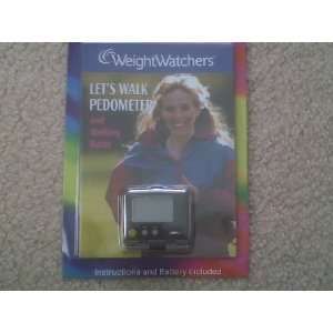   Watchers Lets Walk Pedometer and Walking Guide 