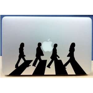  Beatles Walking   Vinyl Macbook / Laptop Decal Sticker Graphic 