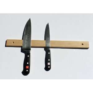  Hand Crafted Hard Wood Magnetic Knife Rack, 18 Maple 