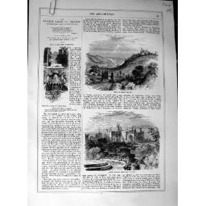    Art Journal 1869 Ruins Alton Castle Towers Cenotaph
