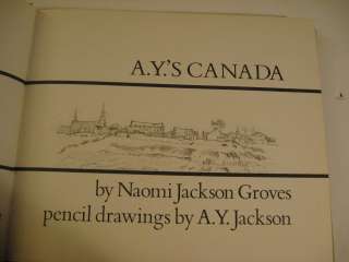1968 A.Y. JACKSON PENCIL ILLUSTRATIONS OF RURAL CANADA  