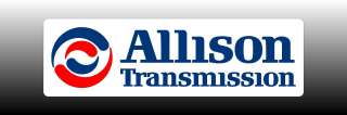 Allison Transmission Logo 4 Wide Bumper Sticker Decal  