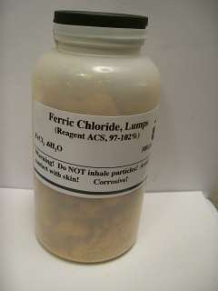 Ferric Chloride, Hexahydrate, Reagent ACS, 97 102%, 500 grams  