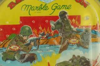   Military WOLVERINE Pinball Toy Battle Action Marble Game  