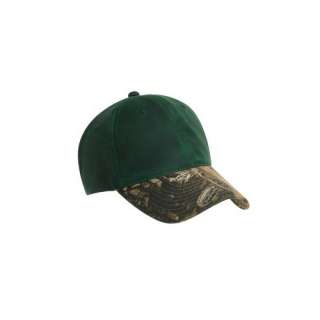 Port Authority Cotton Waxed Cap with Camouflage Brim. C877  
