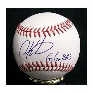  David Eckstein Autographed Baseball   Go Gators Sports 