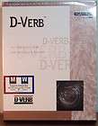 NEW Digidesign D Verb Reverb Ambience Processing Softwa