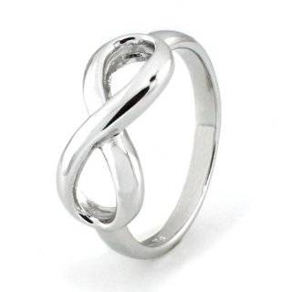 Sterling Silver Infinity Ring   Available Size 4, 4.5, 5, 5.5, 6, 6.5 