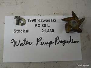 1990 Kawasaki KX80 KX 80 Water Pump Impeller  