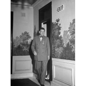  Edward J. Kelly Coming Out of Robert E. Hannegans Hotel 