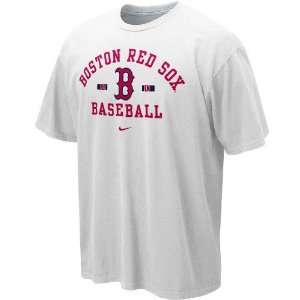    Nike Boston Red Sox White Safety Squeeze T shirt