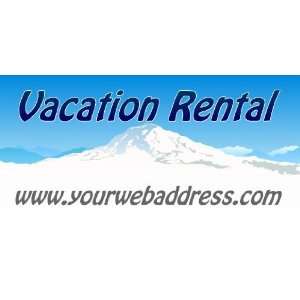  3x6 Vinyl Banner   Vacation Rental Web 
