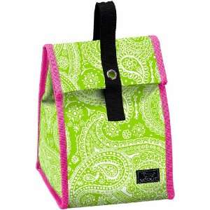   Scout Doggie Bag Lunch Tote, Green Eyed Lady Paisley