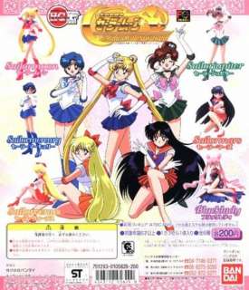 Bandai Sailormoon HG Part 1 Gashapon Full Set of 6pcs(2001)  