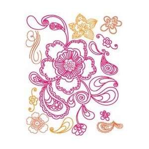  Prima Flowers Prima Clear Stamp Paisley Road #1; 6 Items 