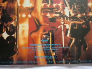 WASP INSIDE ELECTRIC CIRCUS JAPAN IMPORT ALBUM RECORD  