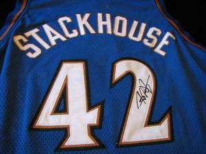 JERRY STACKHOUSE Signed Washington Wizards Jersey  JSA Authenticated 