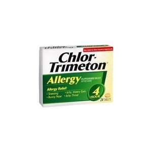  Chlor Trimeton Allergy Tablets 4 Hour, 24 tablets (Pack of 