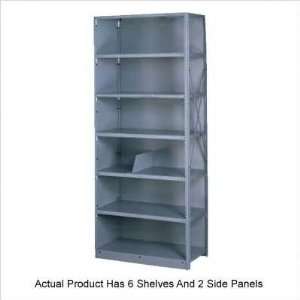  Tennsco QC6  Q Line Closed Shelving, 6 Shelves (Starter 