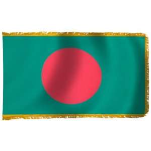  Bangladesh Flag 4X6 Foot Nylon PH and FR Patio, Lawn 