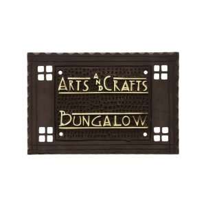  Arts and Crafts Bungalow House Plaque In Oil Rubbed Bronze 