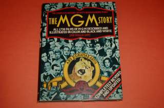 The MGM Story James Eames 1738 Films Large Book HCDJ  