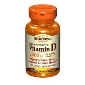 Sundown Vitamin D Tablets 2000iu 120