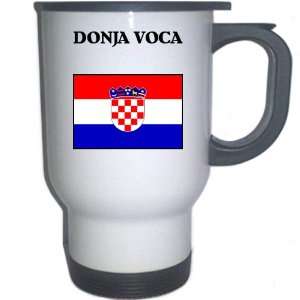  Croatia/Hrvatska   DONJA VOCA White Stainless Steel Mug 