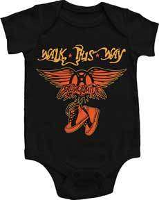 NEW Aerosmith Steven Tyler Infant Baby Romper Shirt Band Onesie 6M 12M 