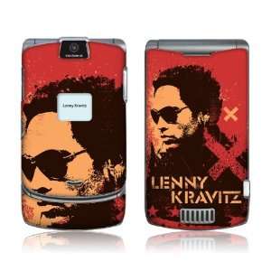   RAZR  V3 V3c V3m  Lenny Kravitz  Stencil Red Skin Electronics