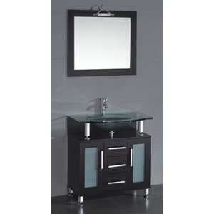   08127 Single Sink 32 Inch Modern Bathroom Vanity Set