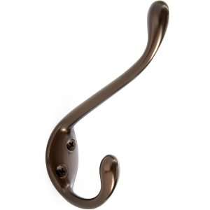   Single Hooks Large Coat and Hat Hook, Caramel Bronze