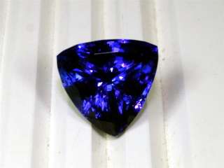 NATURAL 33.94ct Loose Trillion TANZANITE GEM REDUCED TO SELL  