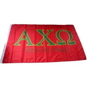  Alpha Chi Omega 3x5 Lettered Flag 