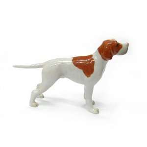 ENGLISH POINTER Dog LEMON Stands MINIATURE New Porcelain NORTHERN ROSE 