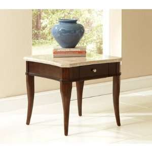  Marseille Marble Top End Table by Steve Silver