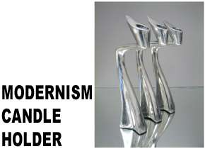 NICE ° MODERNISM CANDLE HOLDER ° ART DECO STYLE  