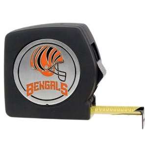 Great American Products Cincinnati Bengals NFL 25 Black Tape Measure