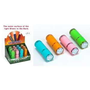  Flash Lights LED   Glow in the Dark Case Pack 12 Arts 