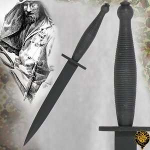  Fairbairn/Sykes Letter Opener Steel Blade Blackened Grip 