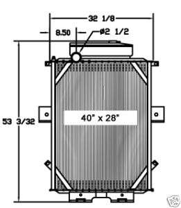 NEW Kenworth W900 Truck Radiator  